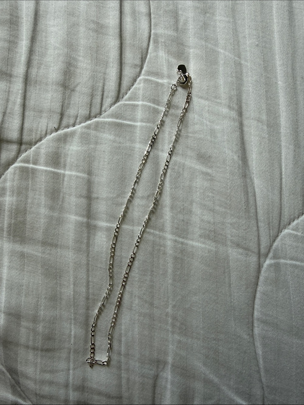 Delicate Silver Link Chain Necklace